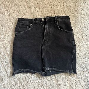 Black ZARA Denim Skirt